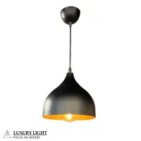 لوستر فلزی مشکی|لوستر و چراغ آویز|بندر انزلی, صابرحنان|دیوار