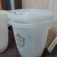 سطل درب دار و دبه درجه ۱|ظروف نگهدارنده، پلاستیکی، یکبارمصرف|رشت, شهرک صبا|دیوار