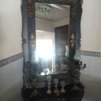 فروش یکجا دو دست مبل با بوفه و آینه و شمعدان|مبلمان خانگی و میز عسلی|خرمدره, |دیوار
