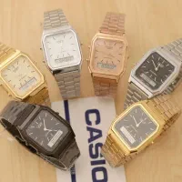 ساعت کاسیو دو زمانه نوستالژی