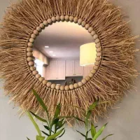 آینه مکرومه بافی و رافیا