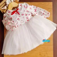 پیراهن دامن پفی دخترانه کار تهران