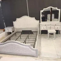 روکش دار سرویس خواب تختخواب سنگین چوب
