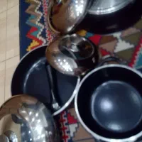 یک دست قابلمه استفاده نشده بدون جعب|ظروف پخت‌وپز|رشت, منظریه|دیوار