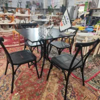 صندلی تمام فلزی باغی وکافه ای شرکتی برند ماهور