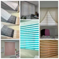 پردا زبرا شب و روز|پرده، رانر، رومیزی|کرج, کیانمهر|دیوار