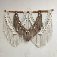 انواع دیوار کوب های مکرومه ای|صنایع دستی و سایر لوازم تزئینی|گلستان (تهران), |دیوار