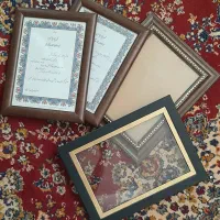 قاب pvc طرح چوب