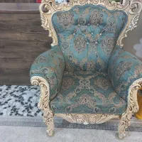یک دست مبل 7نفره به همراه سه عددمیزعسلی|مبلمان خانگی و میز عسلی|وحیدیه, |دیوار