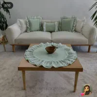 روبالشتی و صندوقچه با پارچه مبلی