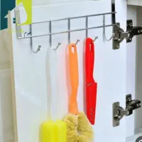 آویز پشت دری کابینتی و دیوار کوب فلزی و قلاب حوله