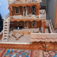 ماکت کشتی تایتانیک وخانه چوبی کار دست|مجسمه، تندیس، ماکت|شهریار, شهرک مصطفی خمینی|دیوار