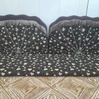 پشتی ۶عدد با تشک ۳ عدد