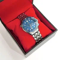 ساعت مچی امگا سی مستر صفحه سورمه ای