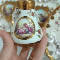 سرویس خیارخوری گل برجسته لیلی ومجنون|ظروف سرو و پذیرایی|تهران, شهرک رضویه|دیوار