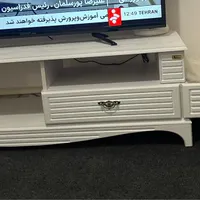 میز تلوزیون دو تیکه کشویی خیلی نو|میز تلویزیون|فیروزکوه, |دیوار