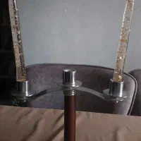 شمعدان باشمع کریستالی