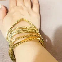 شش عدد النگو اپل طلا