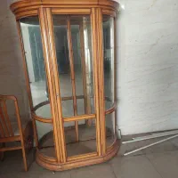 کمد چوبی شیشه ای|جاکفشی، کمد، دراور|شهرکرد, |دیوار