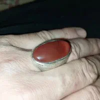 انگشتر عقیق یمانی سرخ آنتیک قدیمی|کلکسیون اشیاء عتیقه|تهران, وردآورد|دیوار