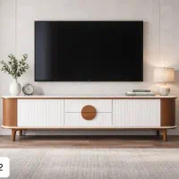 میز تلویزیون شومینه ای