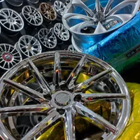 رینگ16 اسپرت ووسن چرخشی کروم نقره‌ای 8 پیچ وارداتی|قطعات یدکی و لوازم جانبی|تهران, مسعودیه|دیوار