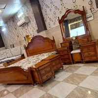سرویس خواب چوبی امیلی|تخت و سرویس خواب|قم, کلهری|دیوار