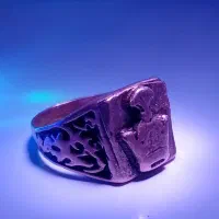 انگشتر مسی تاج شاهنشاهی|کلکسیون اشیاء عتیقه|حبیب آباد, |دیوار