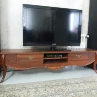 میزتیوی وآیینه کنسول ست خیلی خوشرنگ نومناسب جهزیه|میز تلویزیون|پرند, فاز ۴|دیوار