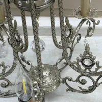 لوستر ۵ شاخه فلزی|لوستر و چراغ آویز|ایلام, |دیوار