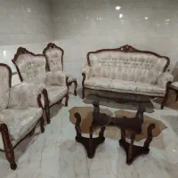 مبلمان 9 نفره سلطنتی چوب راش