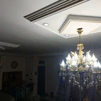 لوستر برنجی ۱۲ شعله