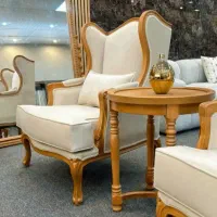 سرویس مبل مان راحتی / هفت نفره چوبکـده|مبلمان خانگی و میز عسلی|کرمان, |دیوار