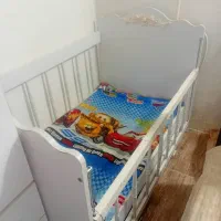 تخت خواب کودک کاملا نو نو ۳ ماه خریداری شده|تخت و سرویس خواب|رشت, تازه آباد|دیوار