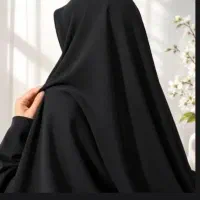 چادرساده مشکی  خوش ریزش