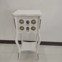 میز تلفن گل و گلدان