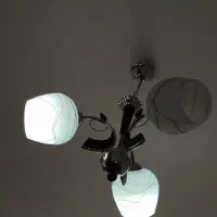 لوستر سالن سه شاخه ال ای دی Led