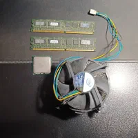 قطعات استوک، Pentium 4 + دو رم DDR2 1G + فن Intel
