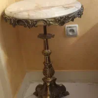 میز تلفن برنز آنتیک