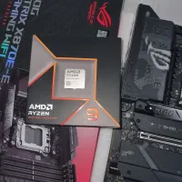 پردازنده cpu 9950x  مادربرد X870E-E رم CORSAIR 32G