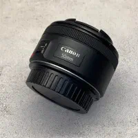 لنز کنون فیکس 50mm f1.8 STM مشابه نو