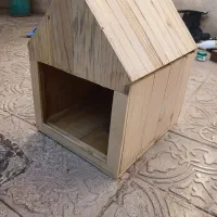 کلبه چوبی سگ و گربه