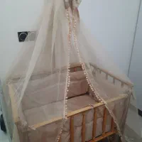 تخت گهواره کنار مادر|تخت و سرویس خواب|تاکستان, |دیوار