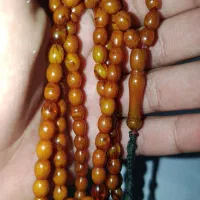 تسبیح کهربا کهنه 101عددی