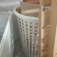 سبد لباس سفید ارتفاع ۷۰