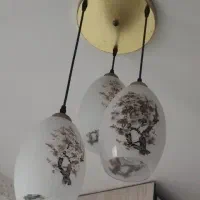 لوستر اتاق خواب و اتاق کودک سه شاخه.