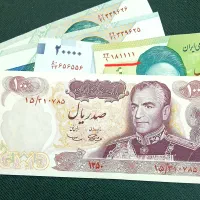 اسکناس صد ریالی و هزاری شماره رند