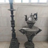 سماور و قوری و قلیان سنگی