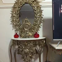 اینه میز طرح برنز رنگ ثابت