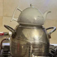 کتری استیل و قوری چینی  اصل